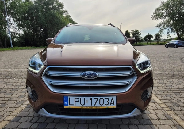 Ford Kuga cena 73900 przebieg: 62000, rok produkcji 2017 z Puławy małe 781